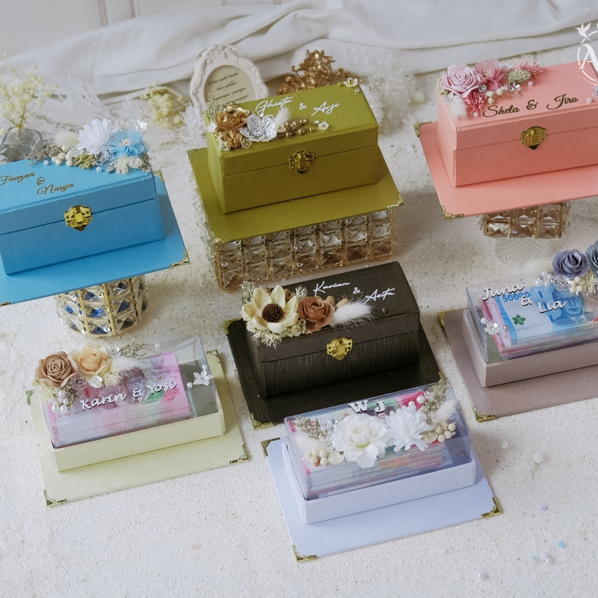 KOTAK UANG MAHAR & SESERAHAN MONEY BOX 16x7x8 cm