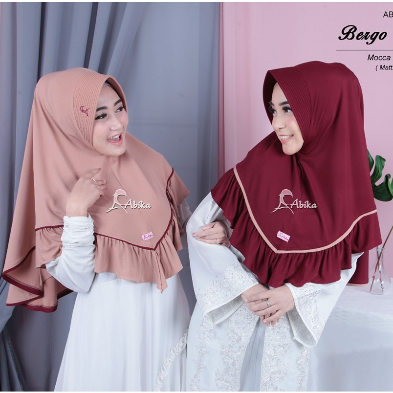 NAKIYA bergo by abika hijab material stella premium