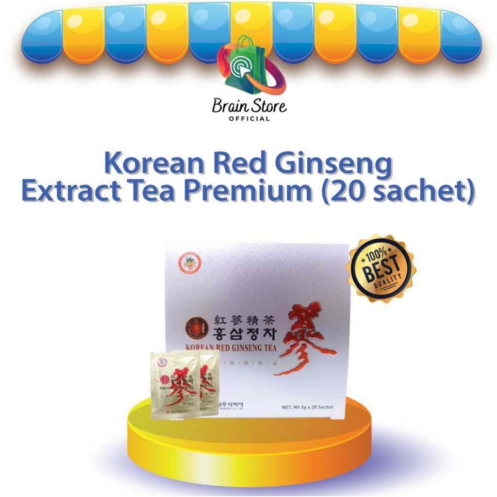 

Korean Red Ginseng Extract Tea (Premium) 20 sachet