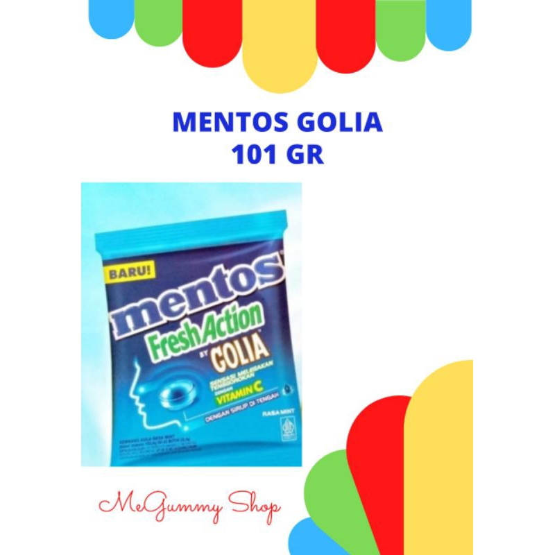 

Permen Golia Mentos 101gr ( kemasan baru )