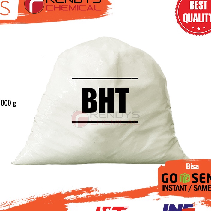 

PALING AMPUH Butylated Hydroxytoluene BHT Antioksidant 1Kg