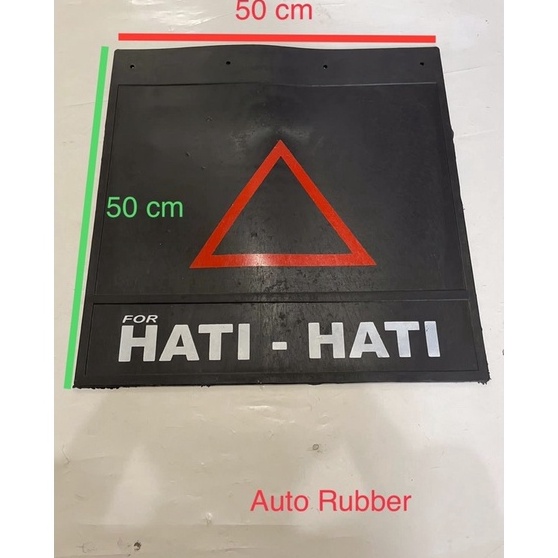 MoO Karpet Roda Karpet Lumpur Belakang Truk Truck Ban Double Hati Hati Besar  M