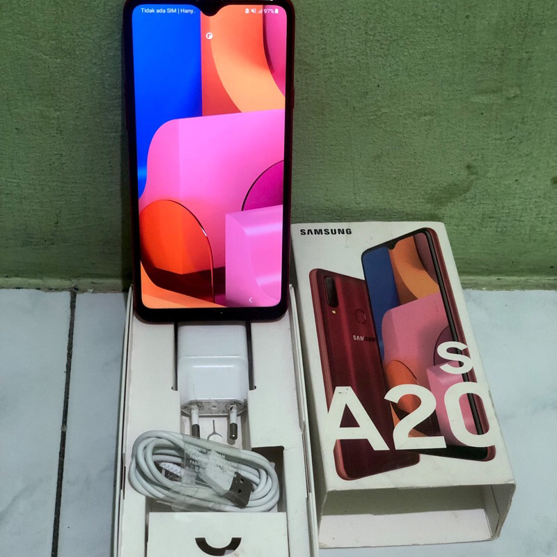 Hp samsung A20s 4/64 secound ori