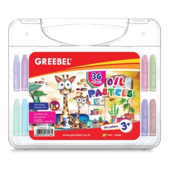 

Terbaru Krayon Greebel Kids Oil Pastel Crayon 36 Color Warna SYE