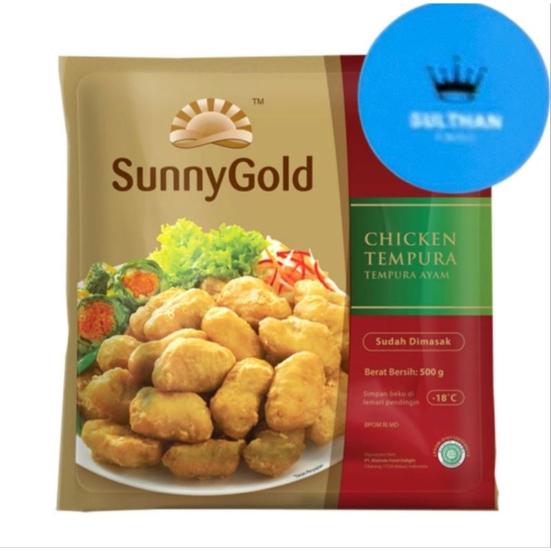 

SUNNY GOLD CHICKEN NUGGET TEMPURA 500 GR