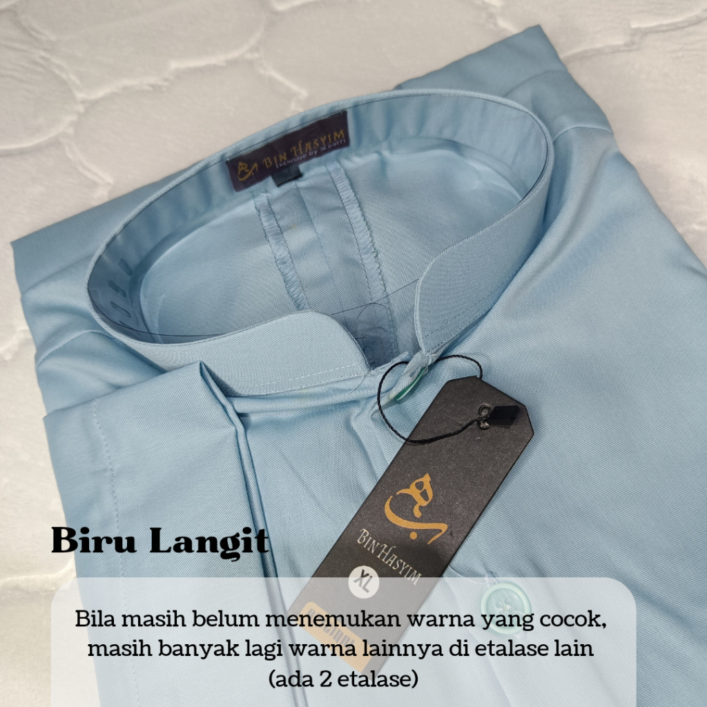BEST SALE KOKO SAFARI BIN HASYIM [VARIASI WARNA PART 1] KERAH SHANGHAI BELAH TENGAH BELAKANG KANTONG