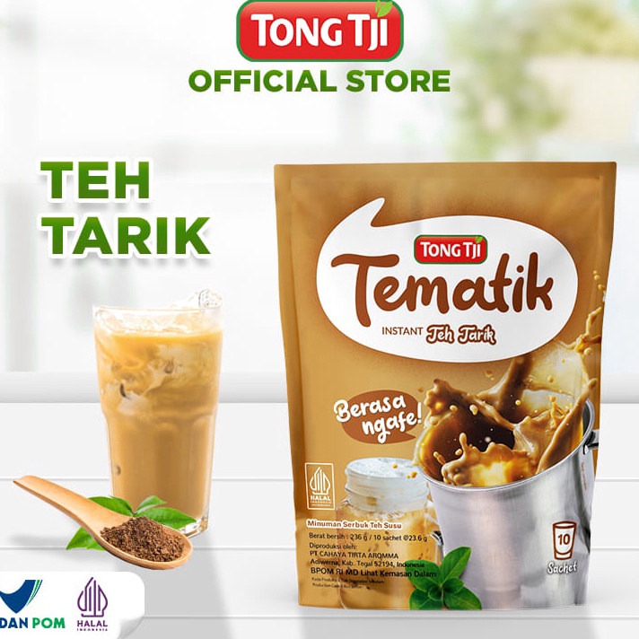 

PALING AMPUH Tong Tji Tematik Teh Tarik Instant Pouch