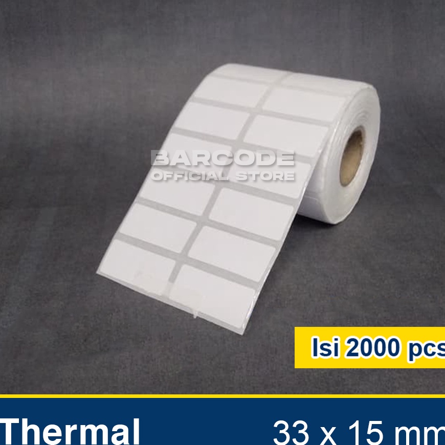 

Free Ongkir Label Thermal 33x15mm 33x15 33 x 15 mm 2 LINE Kertas Sticker Receipt Printer Barcode Xpinter