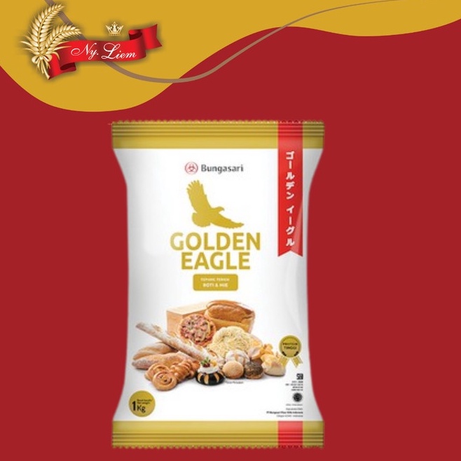 

Miliki sekarang Tepung Terigu GOLDEN EAGLE Protein Tinggi 1 kg