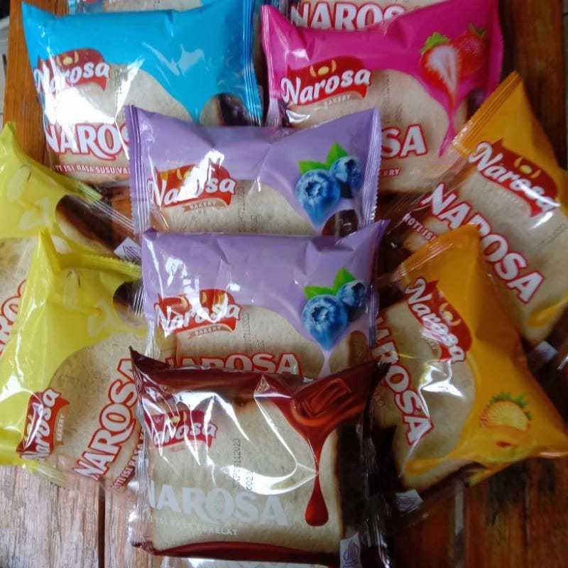 NAROSA BAKERY || 60 PCS || 1 DUS ROTI PANGGANG