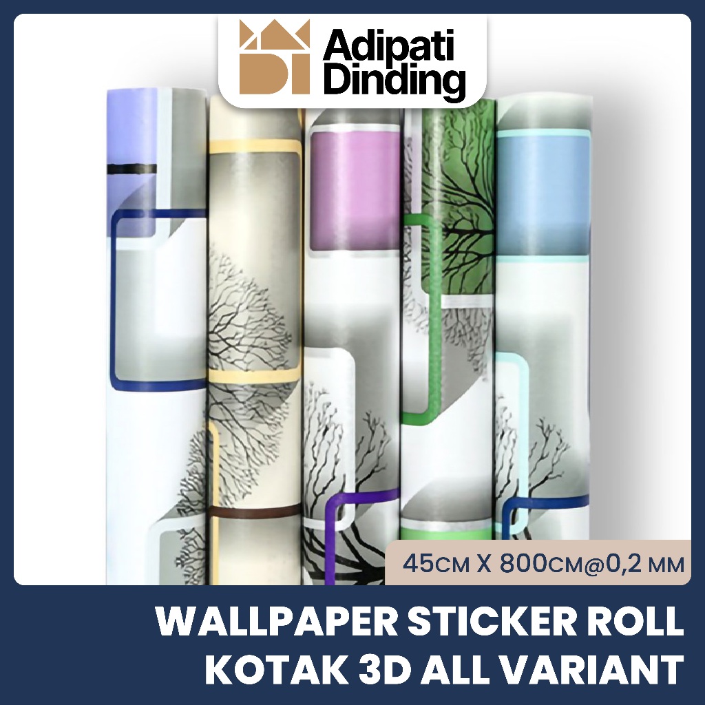 Wallpaper Stiker Dinding Motif Kotak 3D All Variant Wallpaper Dinding Motif Kotak 3D