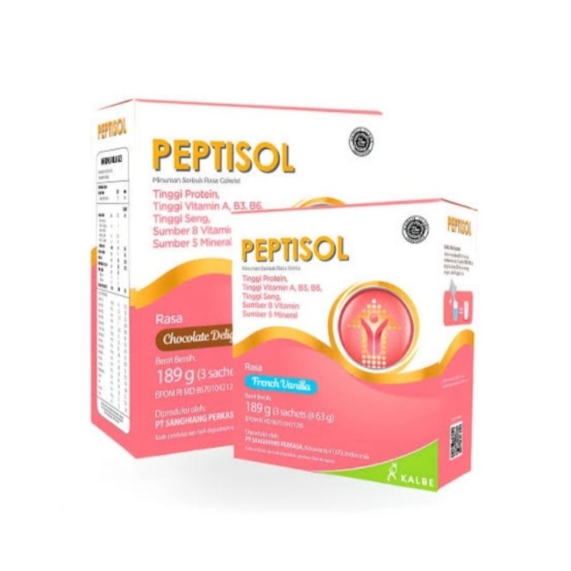 

SUSU PEPTISOL coklat - vanila 189 gram