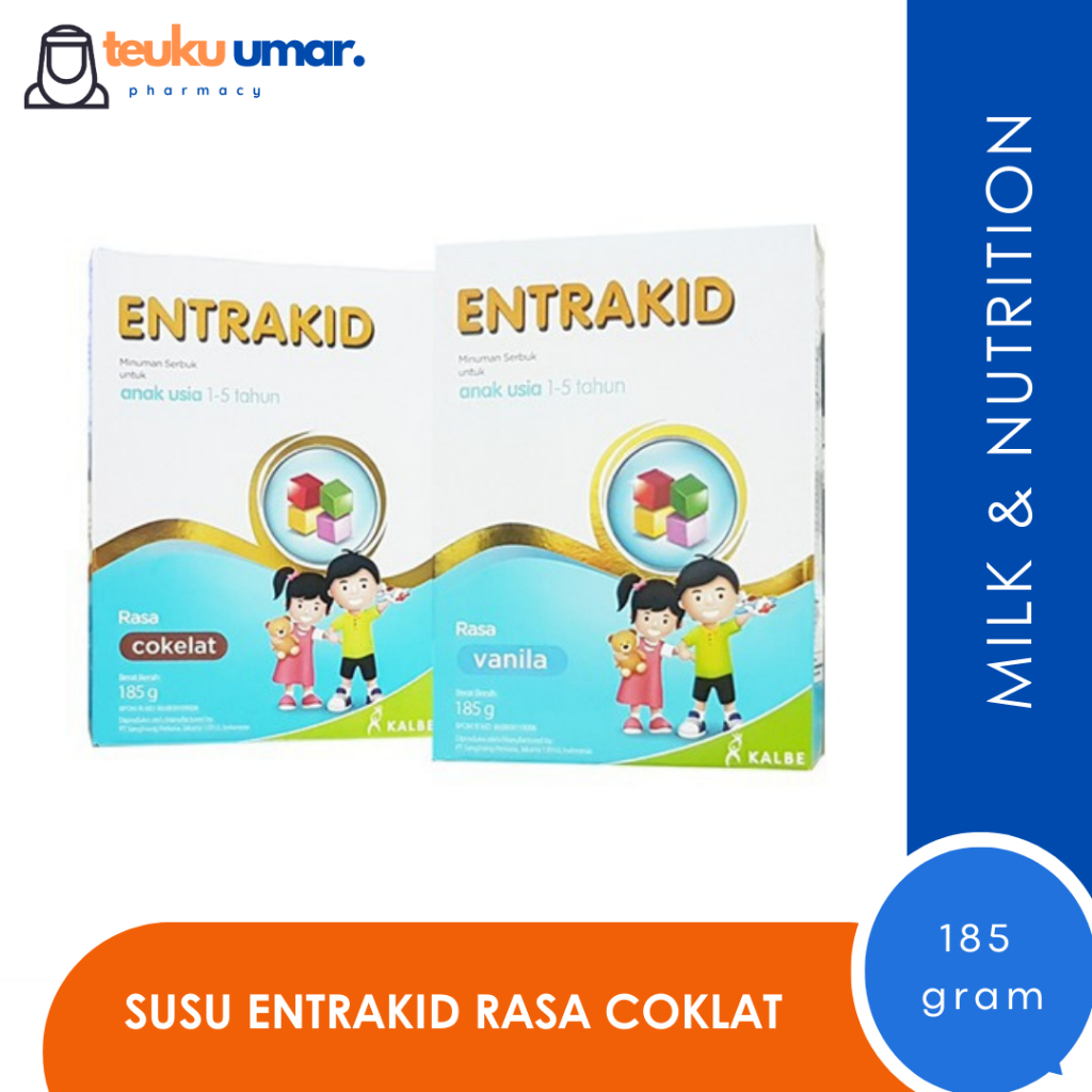 

[Susu] Entrakid Coklat 185 g | Penambah Berat Badan dan Nafsu Makan Anak