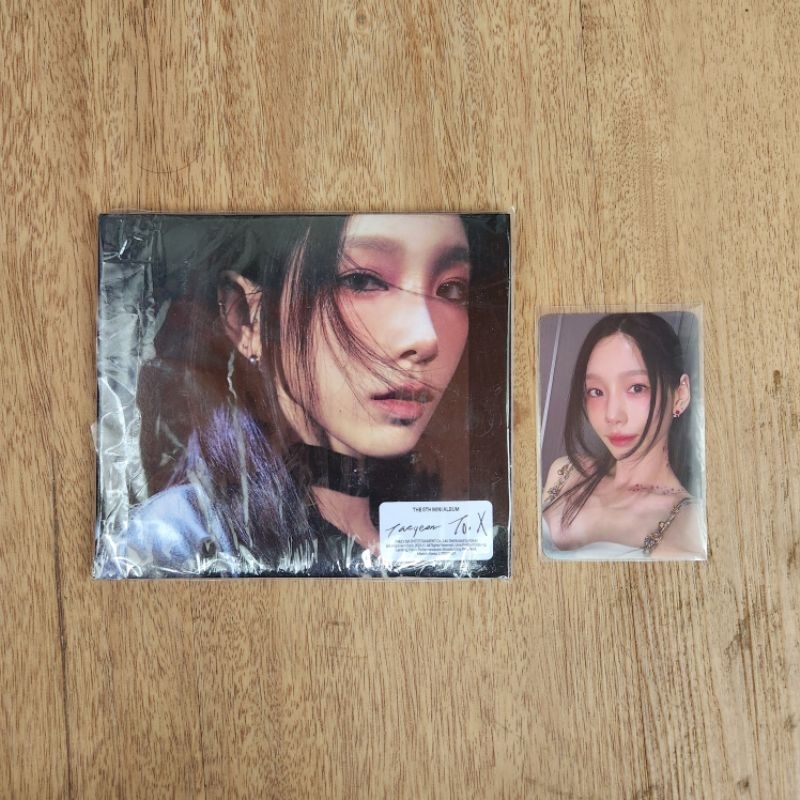 album taeyeon - to x (fullset with photocard) digipack ver. // snsd girls generation i got love fine