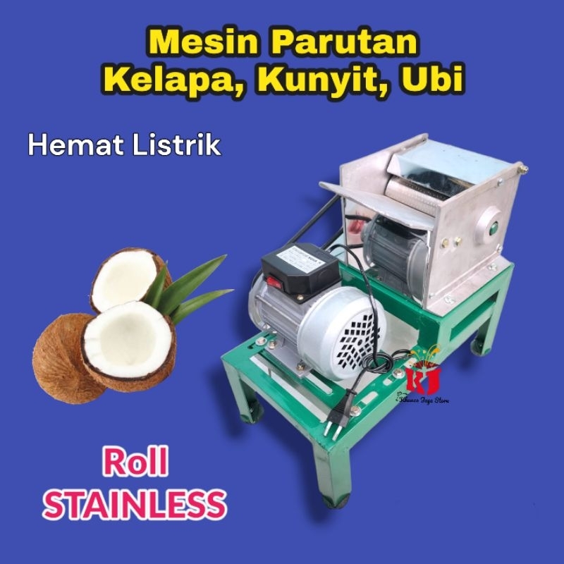 Mesin Parutan Kelapa Singkong - Alat Parut Kunyit Kelapa Serbaguna