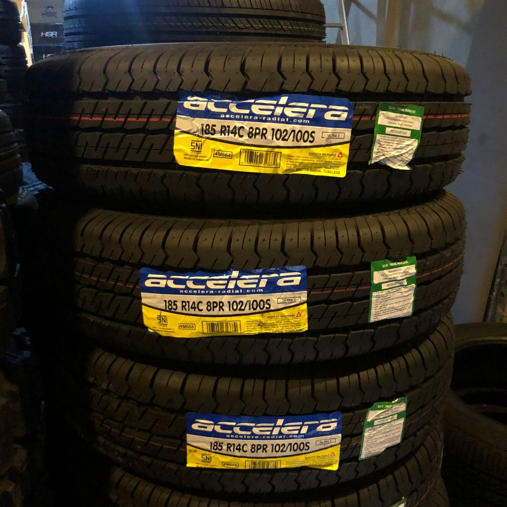 JUAL BAN MUATAN MURAH R14 TUBLES UNTUK CARRY UK 185/R14 GRATIS PEMASANGAN BALANCHING