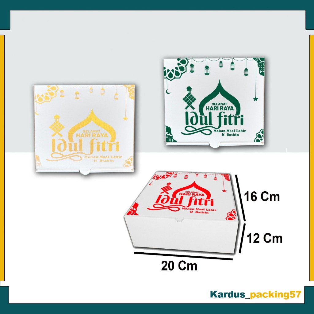 

Box 20x16x12 cm LD/Box hari raya/Box Packing/Kardus/Kemasan/Kardus