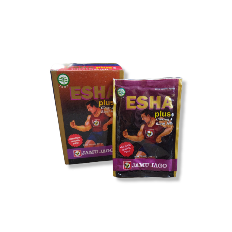 

Esha Plus Ginseng & Royal Jelly - Isi 10 Bungkus @ 8 gram