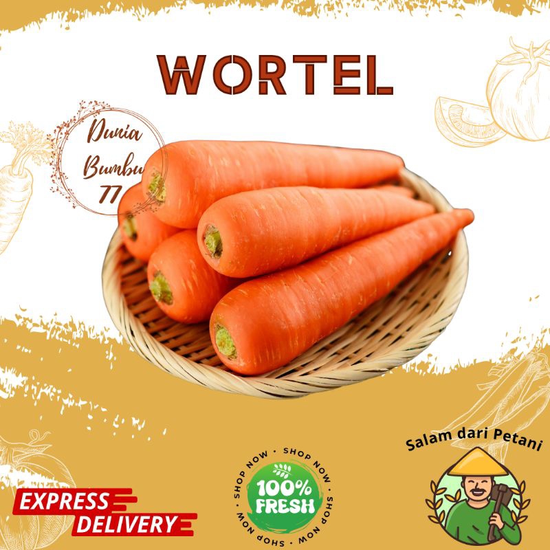 

Wortel 500 gr