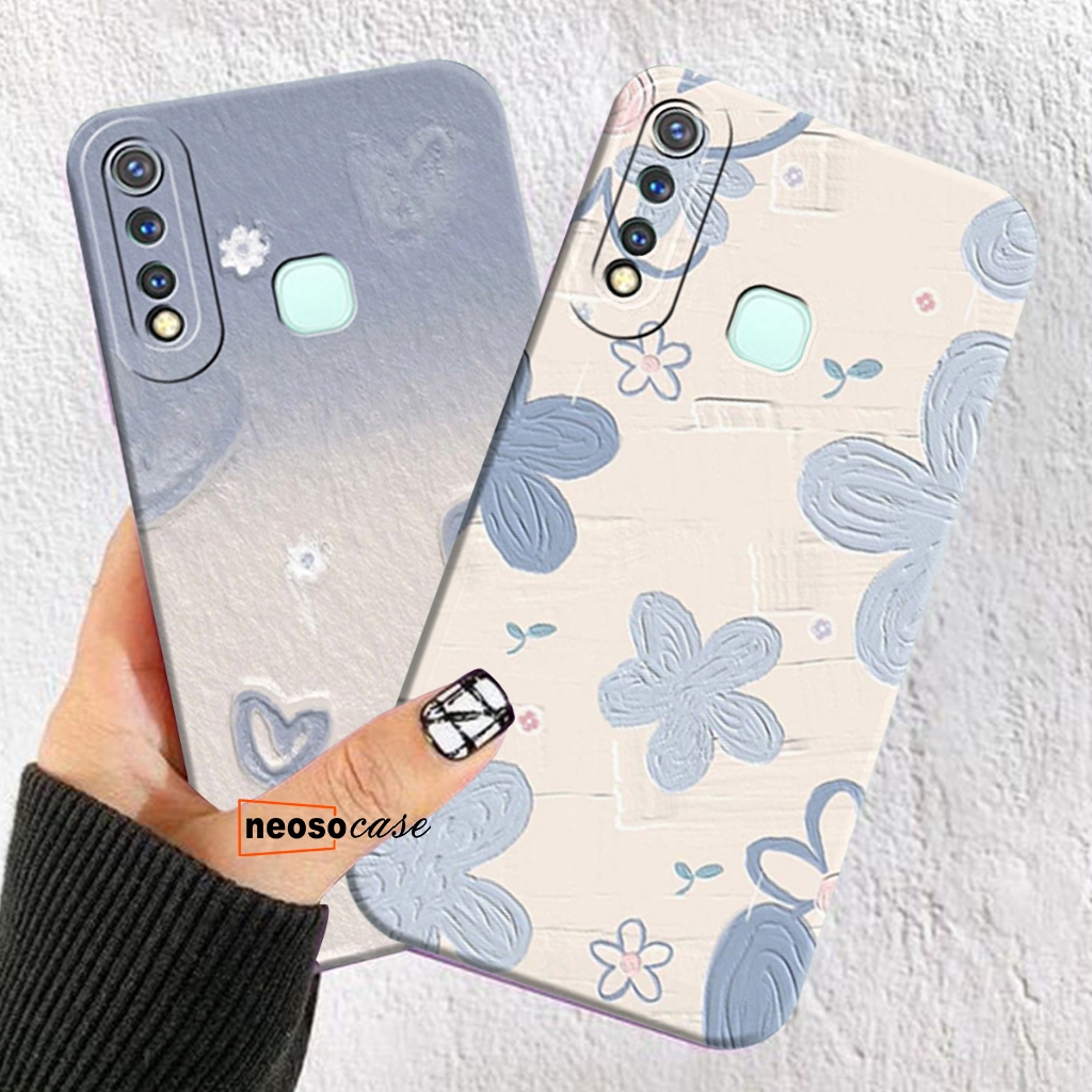 Sofcase Vivo Y11/Y12/Y12i/Y15/Y17/Y19 Motif Bunga Aesthetic-Case Cantik - Case Terbaru - Case Kekini
