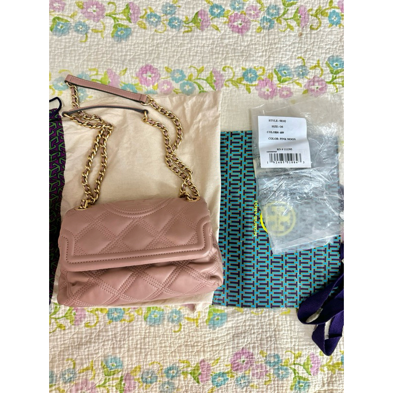 Tory Burch Fleming Small Pink Moon
