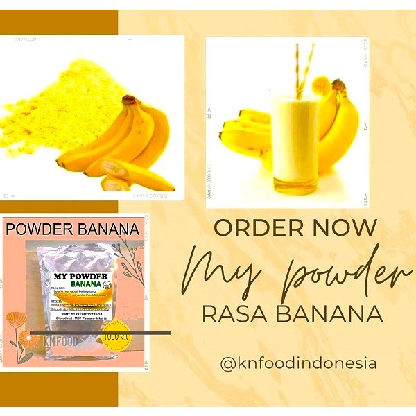 

Powder Banana Regular-Bubble Drink Banana 1 kg