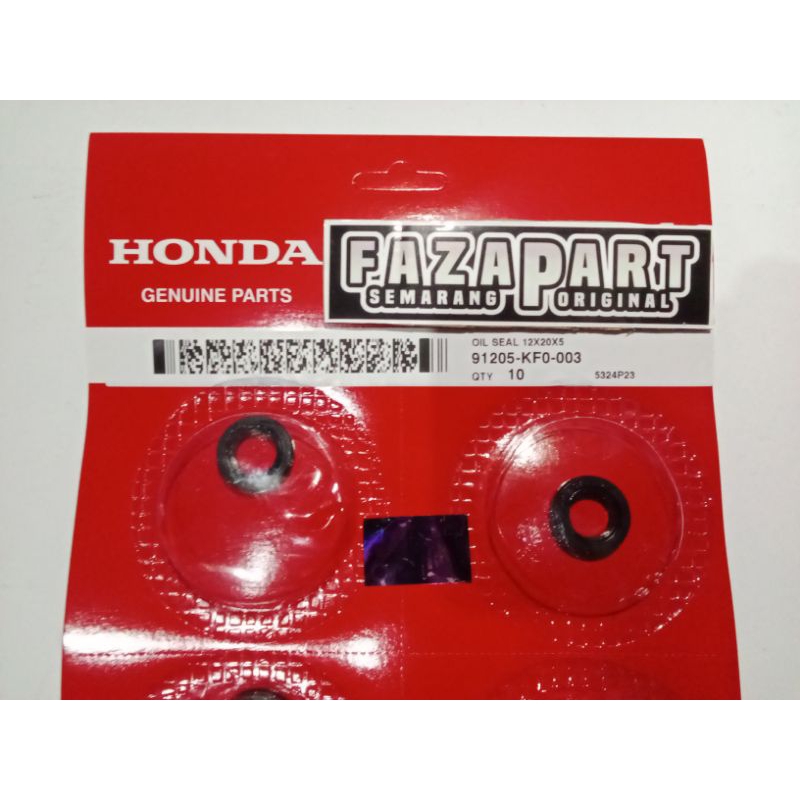 SEAL AS WATERPUMP OIL SEAL 12X20X5 HONDA CB150R AHM 91205-KF0-003