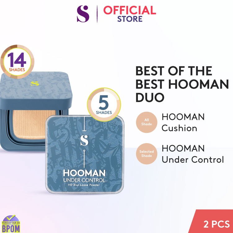 ART X66X SOMETHINC 2 PCS Best of The Best Hooman Duo Hooman Cushion  Hooman Powder