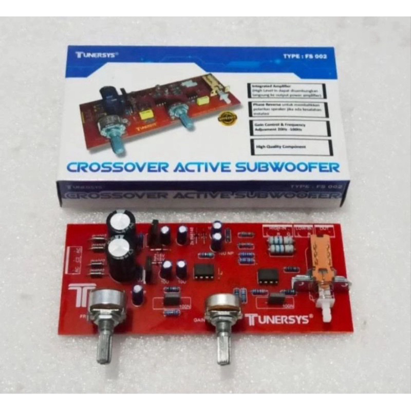 Kit Crossover Active Subwoofer FS002 Tunersys 2 potensio