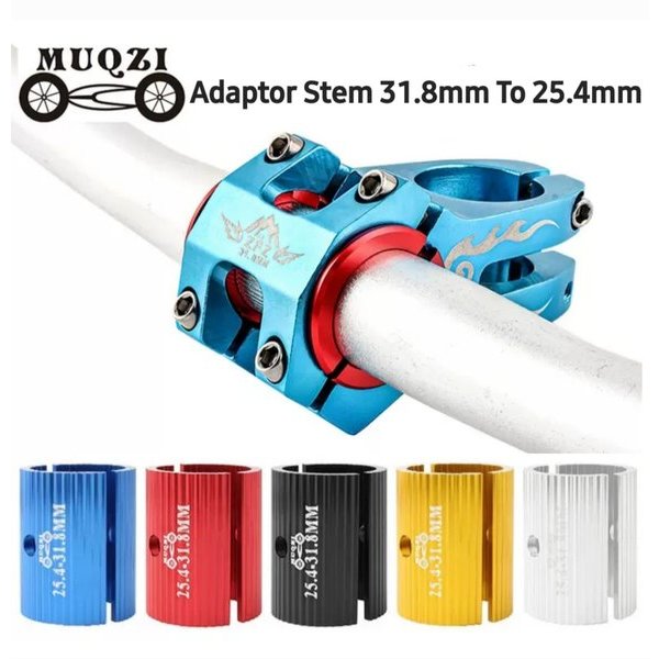 Adaptor Stem Sepeda MUQZI Ukuran 31.8mm To 25.4mm Handlebar Setang Sepeda Dari 31.8mm Ke 25.4mm Adap