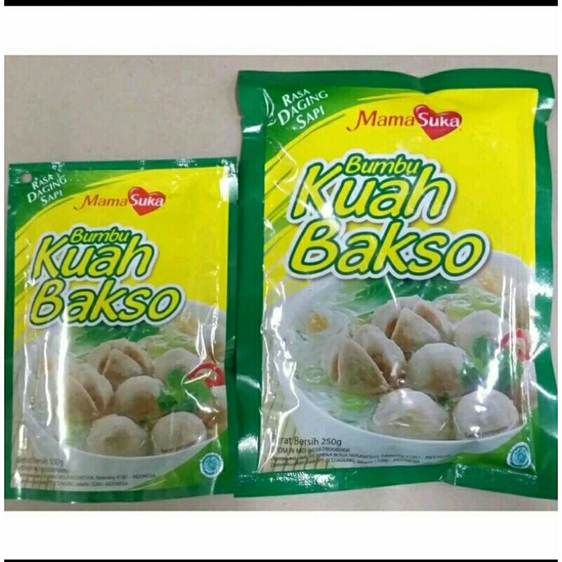 

SAE - mamasuka bumbu kuah bakso 100g&250g