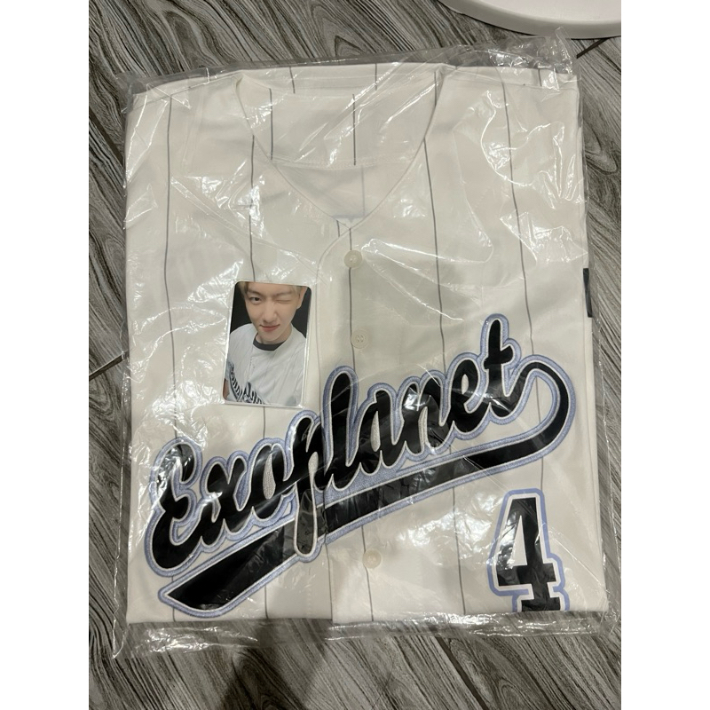 Jersey Baseball Baekhyun EXO Cream Soda + Photocard