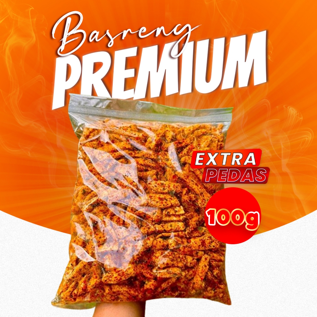

Basreng Premium 100g (Extra Pedas) Viral Bumbu Melimpah Asli Garut