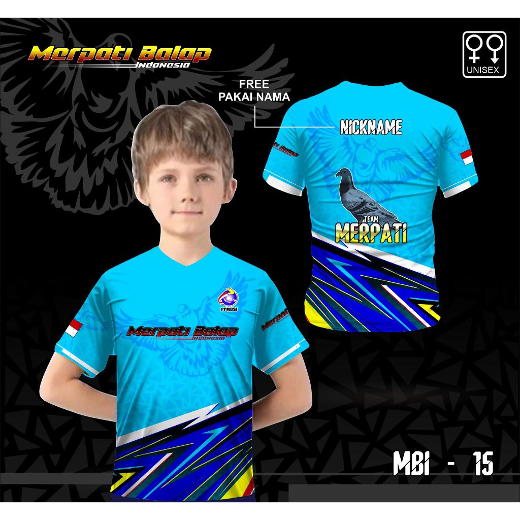 Jersey merpati balap kolong baju anak burung dara tinggi kaos merpati free custom
