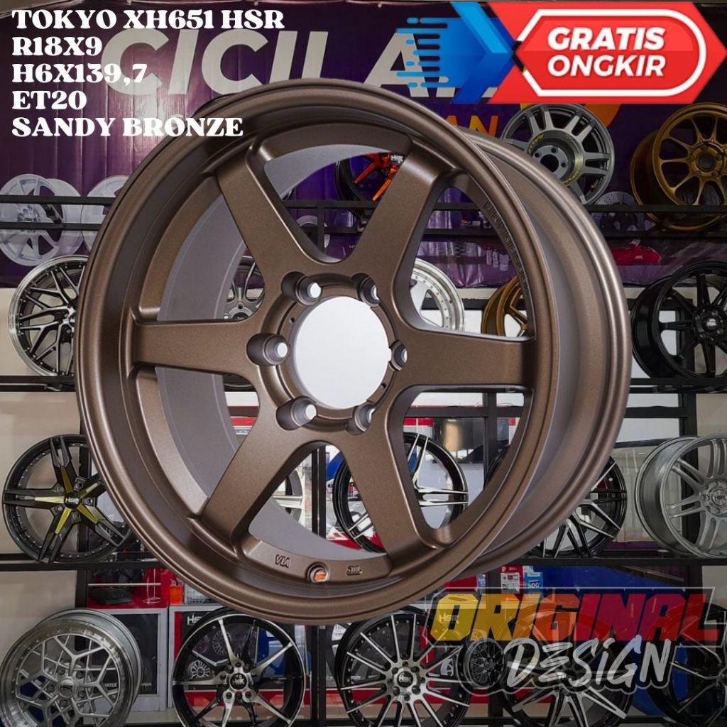 Velg Mobil PAJERO , FORTUNER , HILUX DC , TRITON , HSR TOKYO RING 18 R18