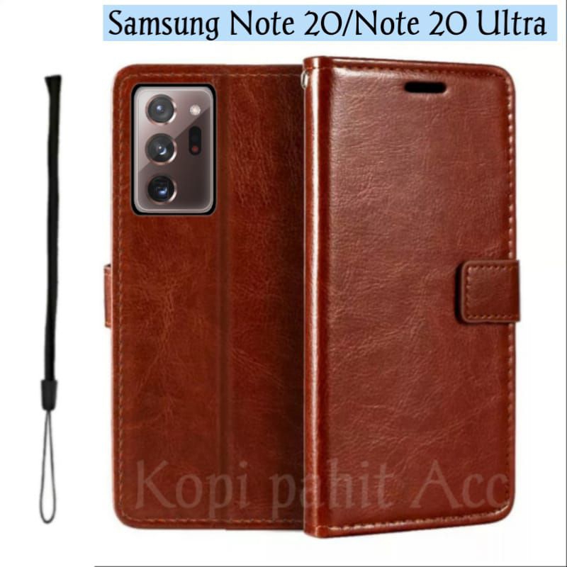 Casing Untuk Hp Samsung Galaxy Note 20 Note 20 Ultra Flip Cover Wallet Sarung Hp Case Dompet Sarung 