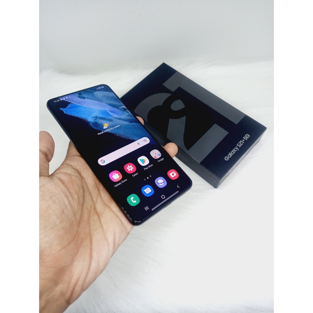 samsung s21 plus 256gb 5g lte hp second seken bekas original garansi resmi sein indonesia