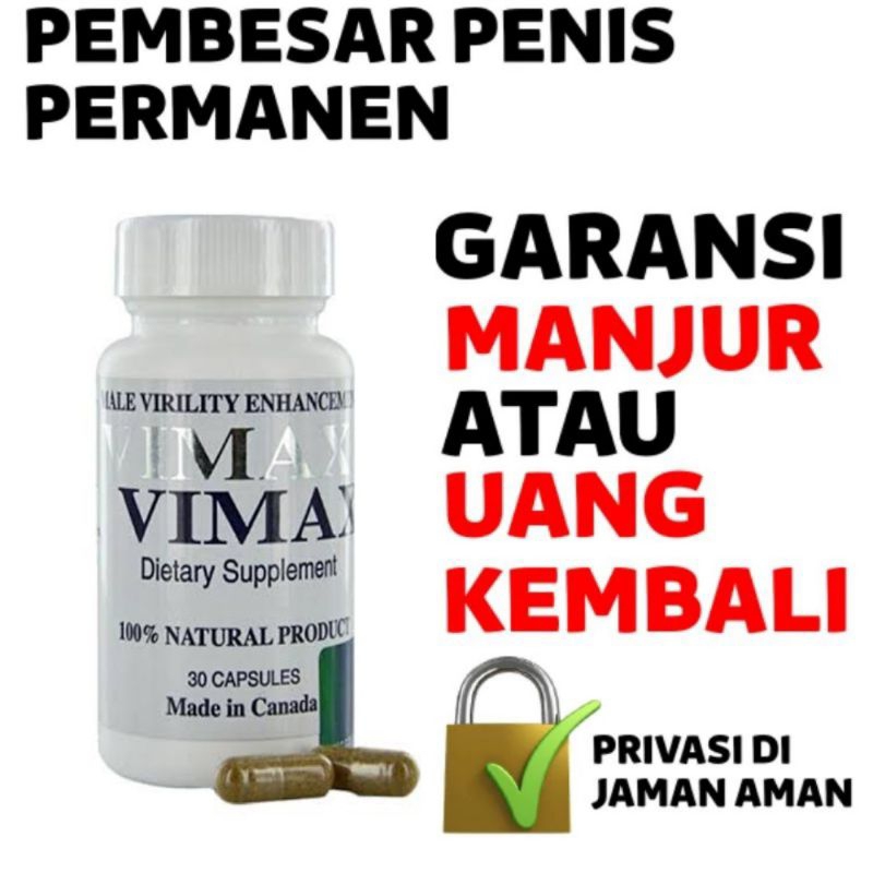 VIMAX CAPSUL IZON IMPORT CANADA ASLI ORIGINAL 100% OBAT PEMBESAR PENIS KELAMIN PRIA HASIL PERMANEN