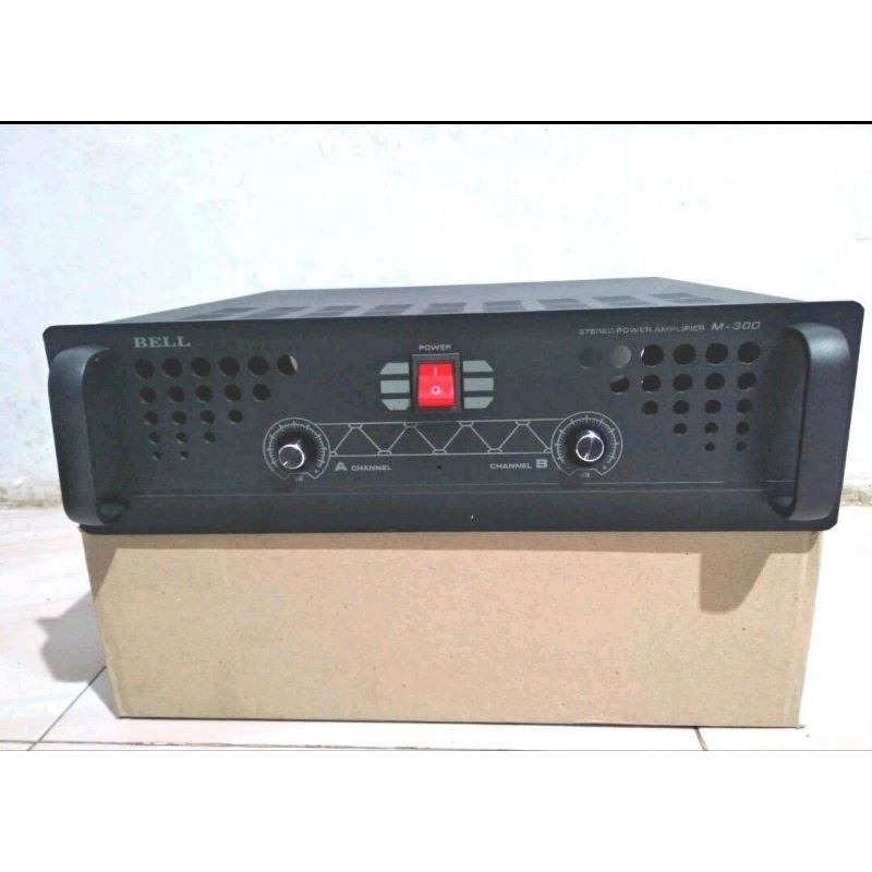 Box Bell M300 power amplifier lengkap acessoris