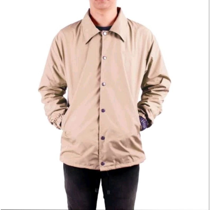 JACKET COACH POLOS DEWASA PRIA / WANITA KEKINIIAN