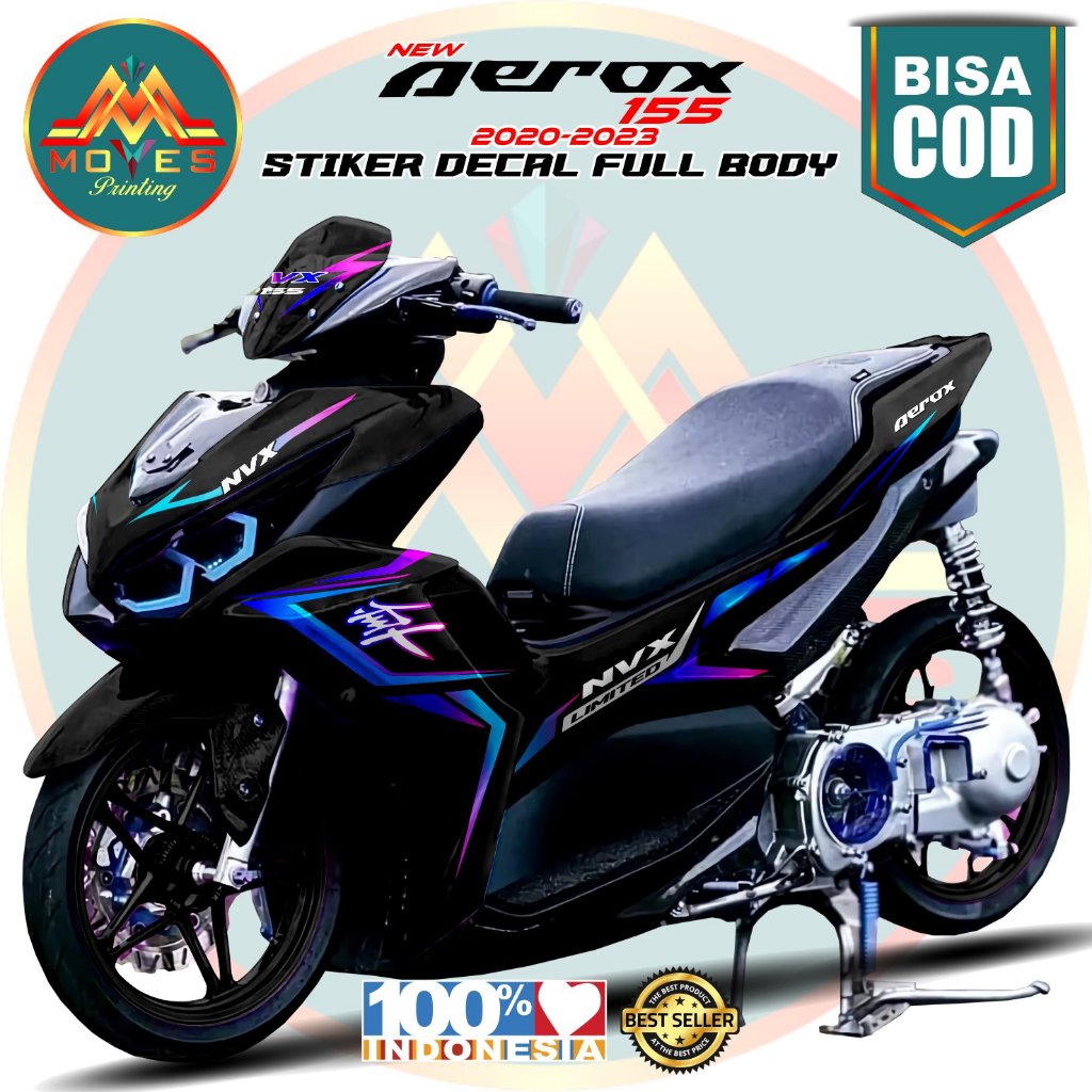 Terbaru Decal Stiker Fullbody New Aerox 155 Stiker Decal Fullbody New Aerox 155 Keren