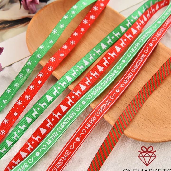 

Journey Beyond Souvenirs Within Discover Yours 1 ROLL Pita Christmas Natal 1cm Ribbon Snowflake PS17