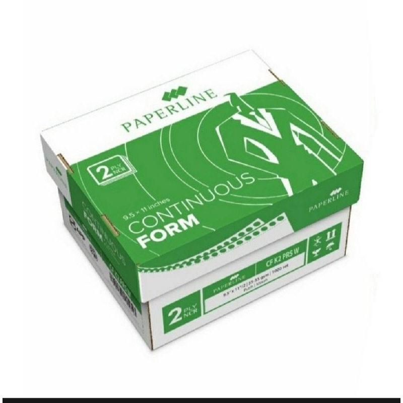 

PROMO !! Continous Form Paperline 9.5 x 11 2 Ply | 4 Ply / Kertas CF K4 W PRS (dibagi 2)