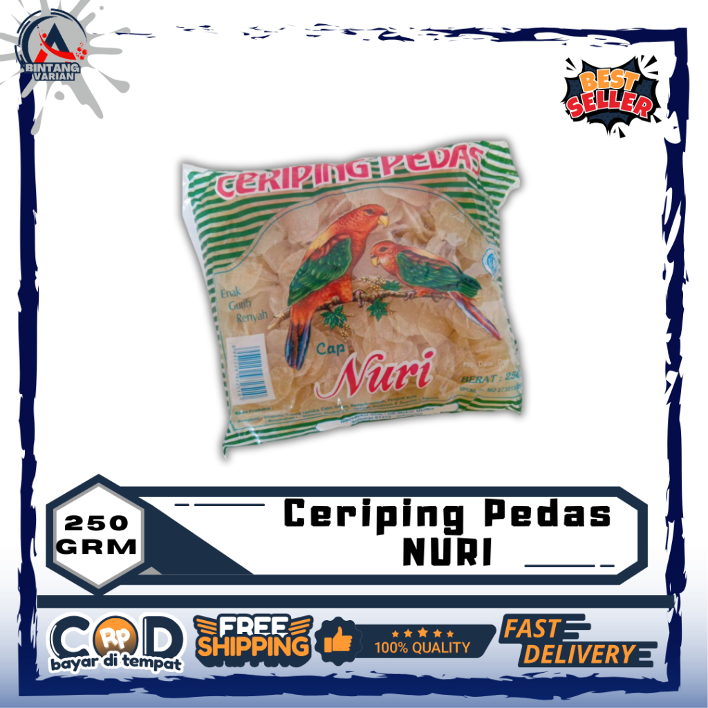 

Ceriping Pedas Cap Nuri 250Gr