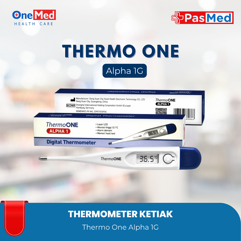 Thermometer Alpha 1 Alpha 2 Alpha 3 / Termometer Digital Ketiak / Termometer onemed Alkes