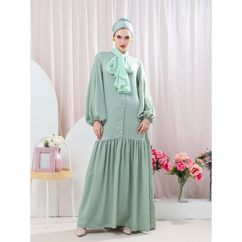 RIU.ID VIVIANE DRESS HIJAU