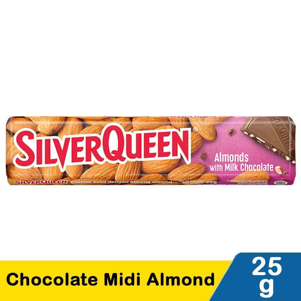 

Silver Queen Chocolate Midi Almond 25 Gr