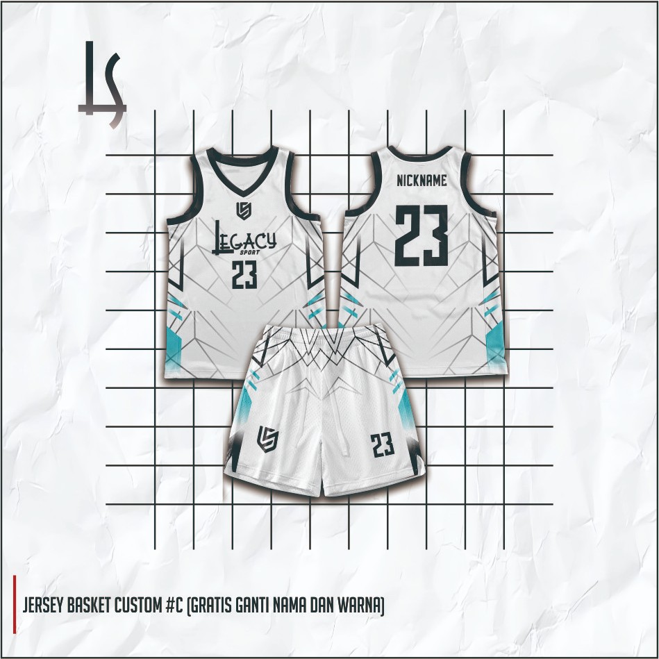 Jersey Basket Custom Bisa Custom Sendiri dan Ganti Nama Gratis