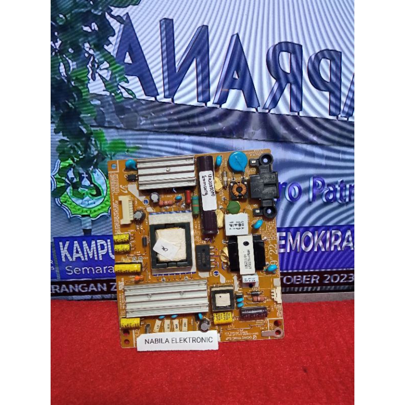 MESIN TV SAMSUNG UA22D5000 POWER SUPPLY REGULATOR MODUL TV LED SAMSUNG 22D5000