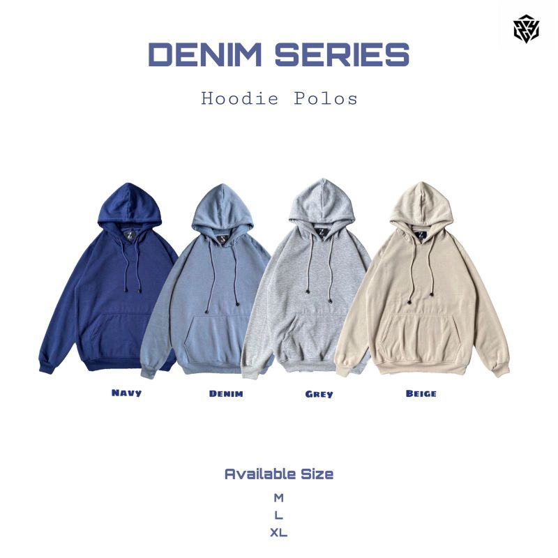 SWEATER HOODIE POLOS DENIM SERIES PREMIUM